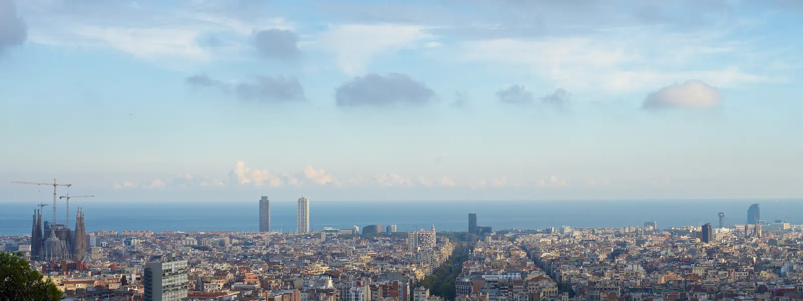 Barcelona seen from Park Güell