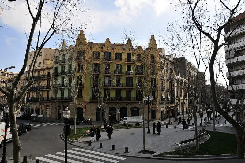 The Rambla del Poblenou in Sant Martí